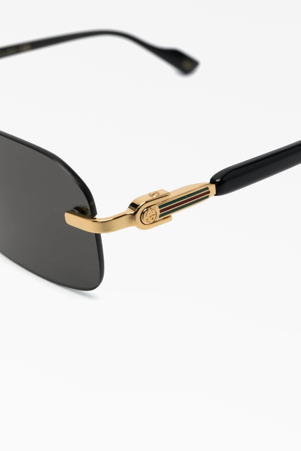 GUCCI linestone rimless sunglasses サングラス Rimless rectangle-frame sunglasses Gucci Eyewear — купить на