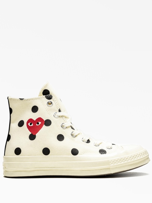 Кеды chuck 70 hi "polka dot white"