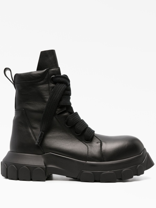 Bozo tractor leather boots Rick Owens — купить на платформе Dropp