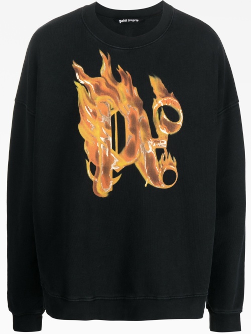 Burning PA-print sweatshirt