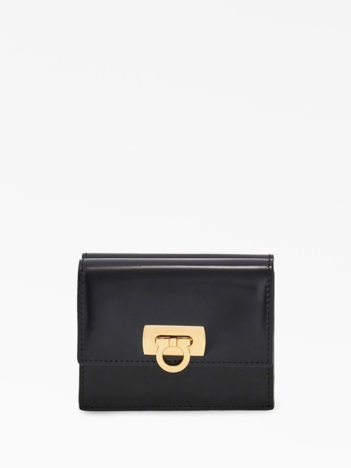 Gancini clasp wallet