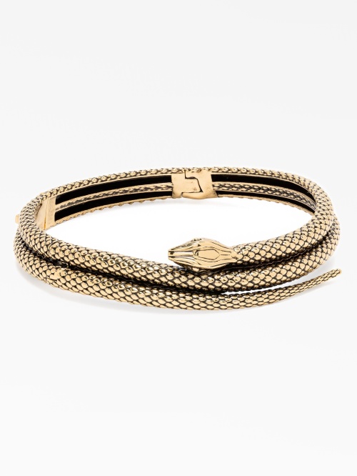 The Chloé snake necklace