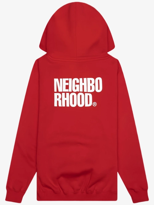 Красная толстовка с логотипом на молнии Neighborhood — купить в
