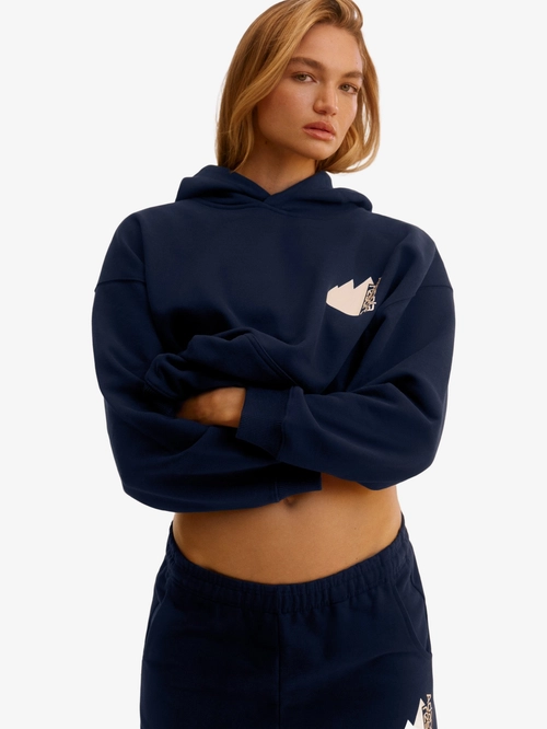 Accolade Full Zip Hoodie Navy Alo Yoga — купить в интернет
