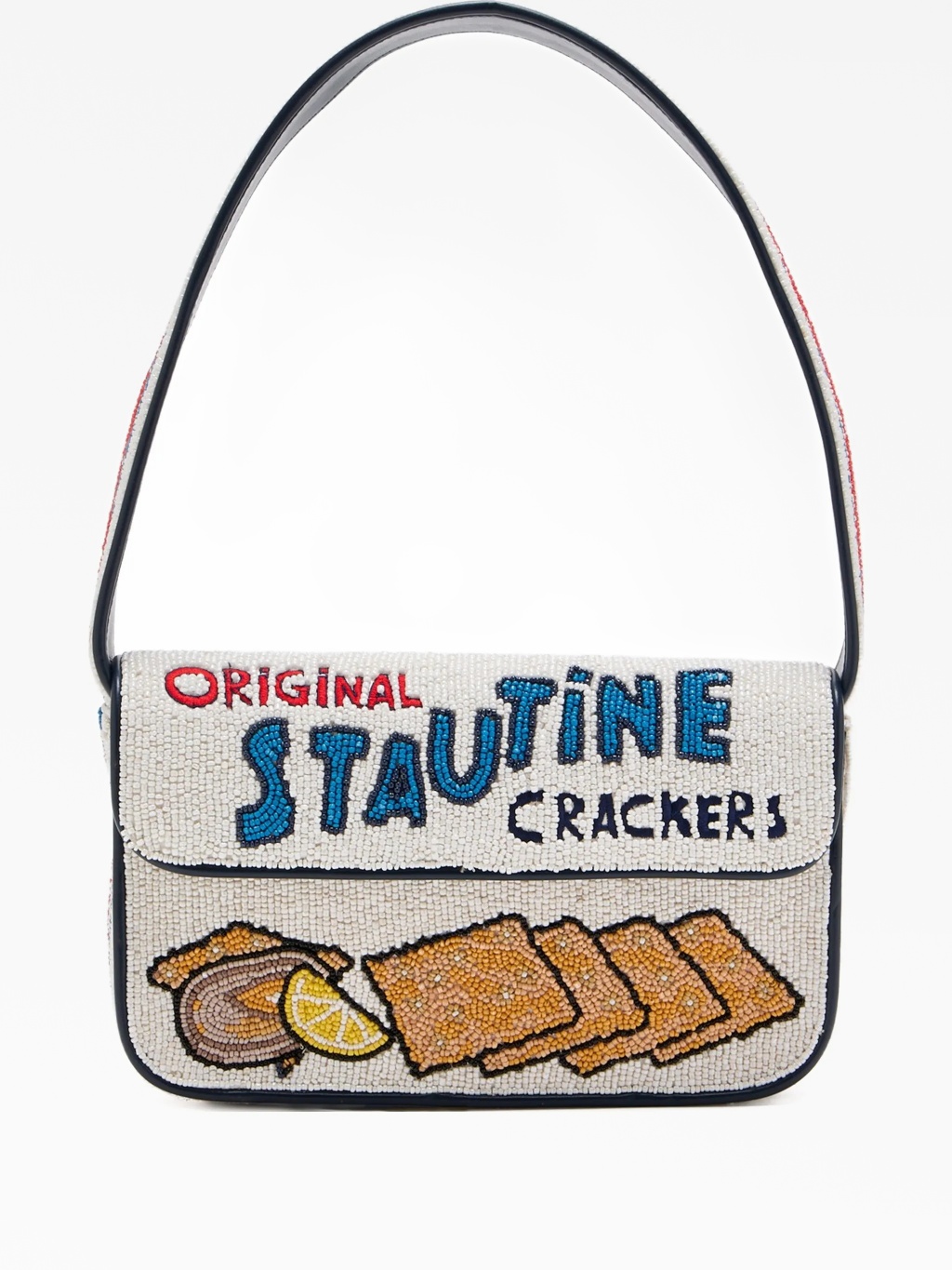 Сумка на плечо Tommy с бисерным декором "Крекер"