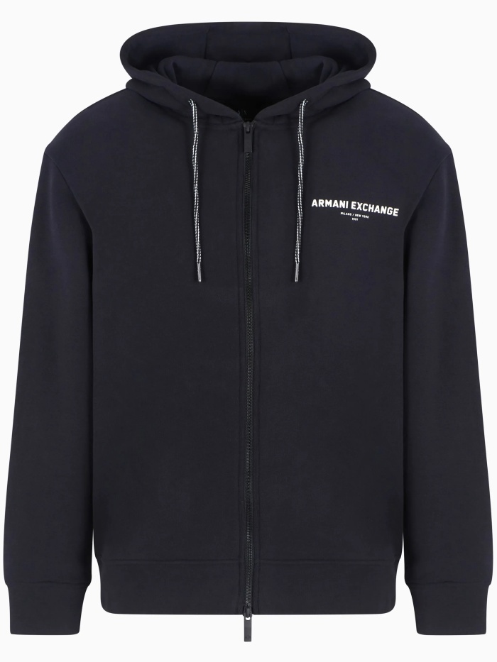 トップス 00s Armani Exchange Border Zip Hoodie Толстовка на молнии Armani Exchange — купить в интернет-магазине