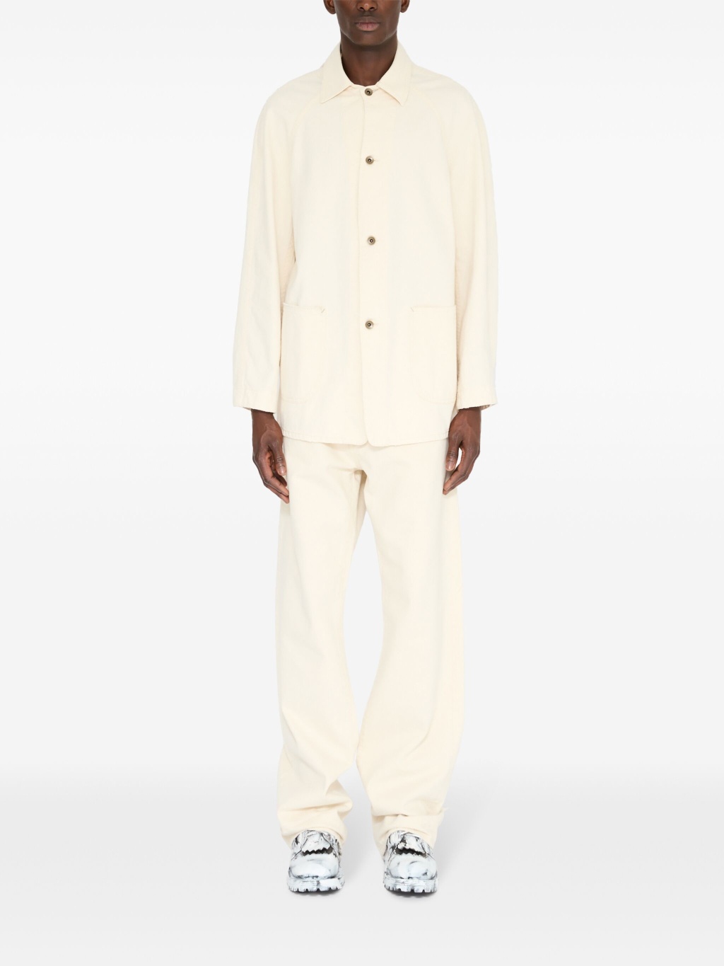 Хлопковая рубашка-куртка