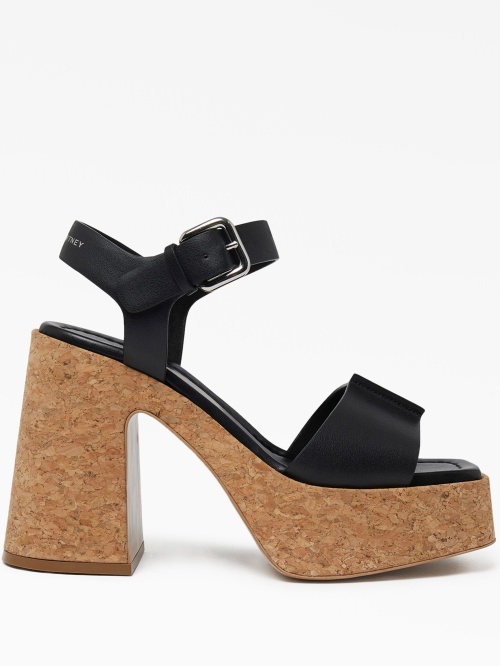 Skyla cork-platform sandals