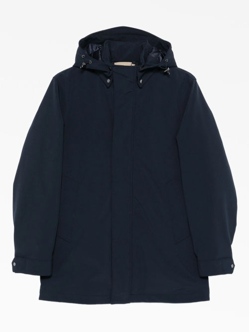 【Bless】 n°31 Hoodjacket navy Navy blue hooded raincoat Woolrich — купить на платформе Dropp