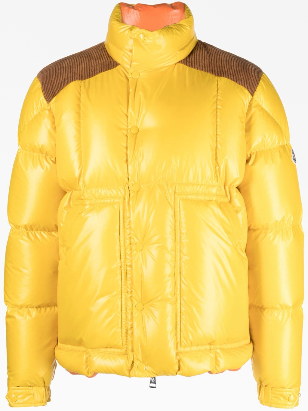 Стеганая куртка-пуховик с панелями Moncler — купить в интернет