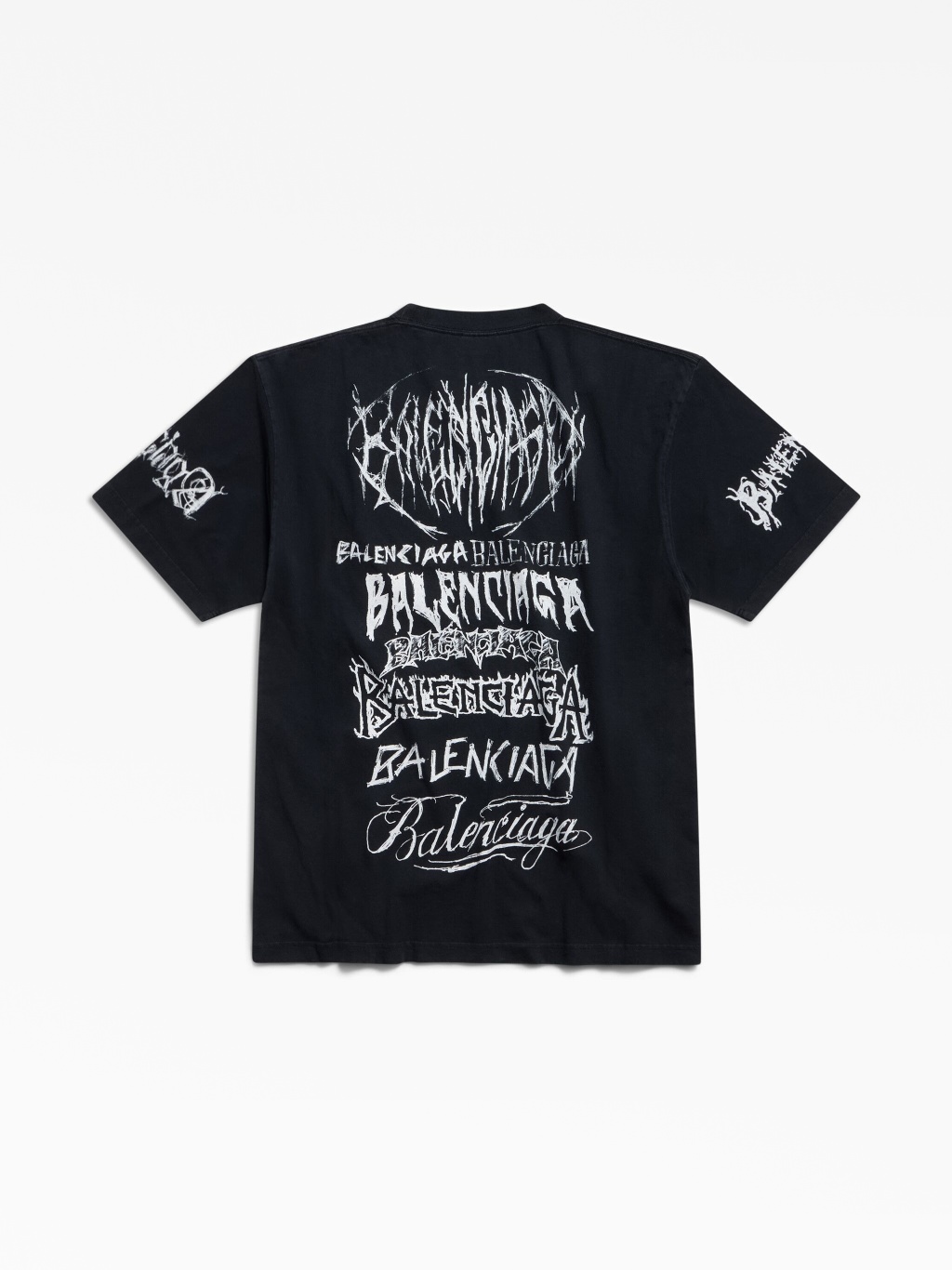 Хлопковая футболка DIY Metal Balenciaga — купить в интернет