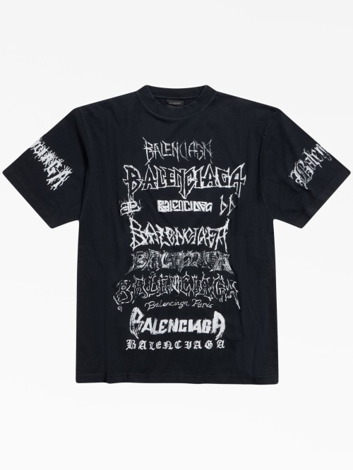 Хлопковая футболка DIY Metal Balenciaga — купить в интернет