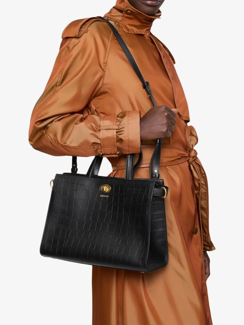 Cotswolds Crocodile-Effect Mini Tote