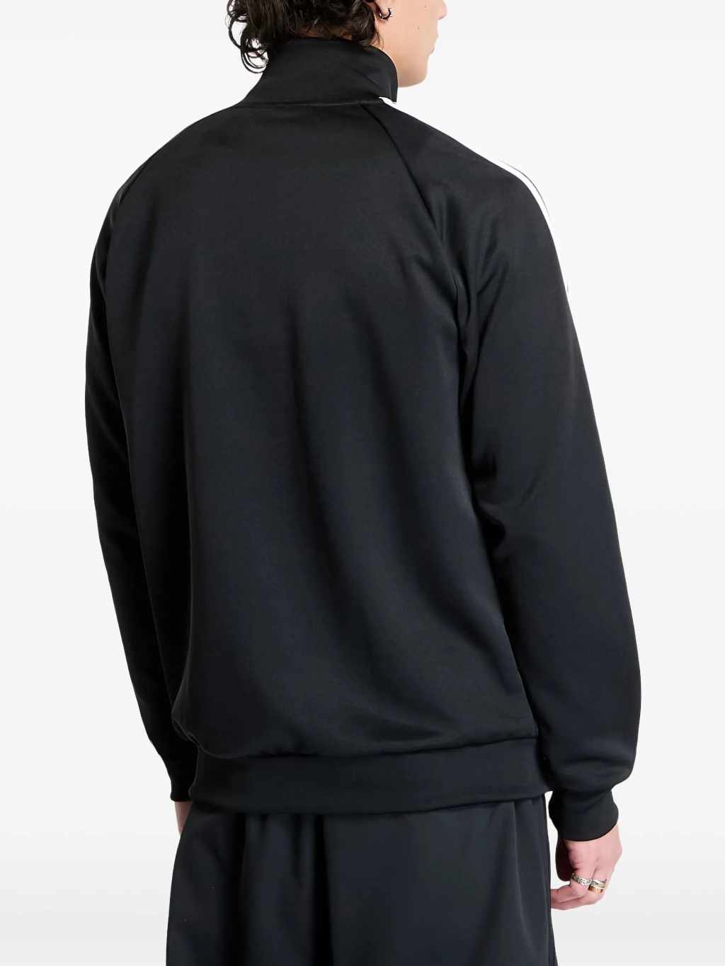 トップス plllllleeeasse stripe lightweight sweat Black striped zip-up track sweatshirt adidas — купить на платформе