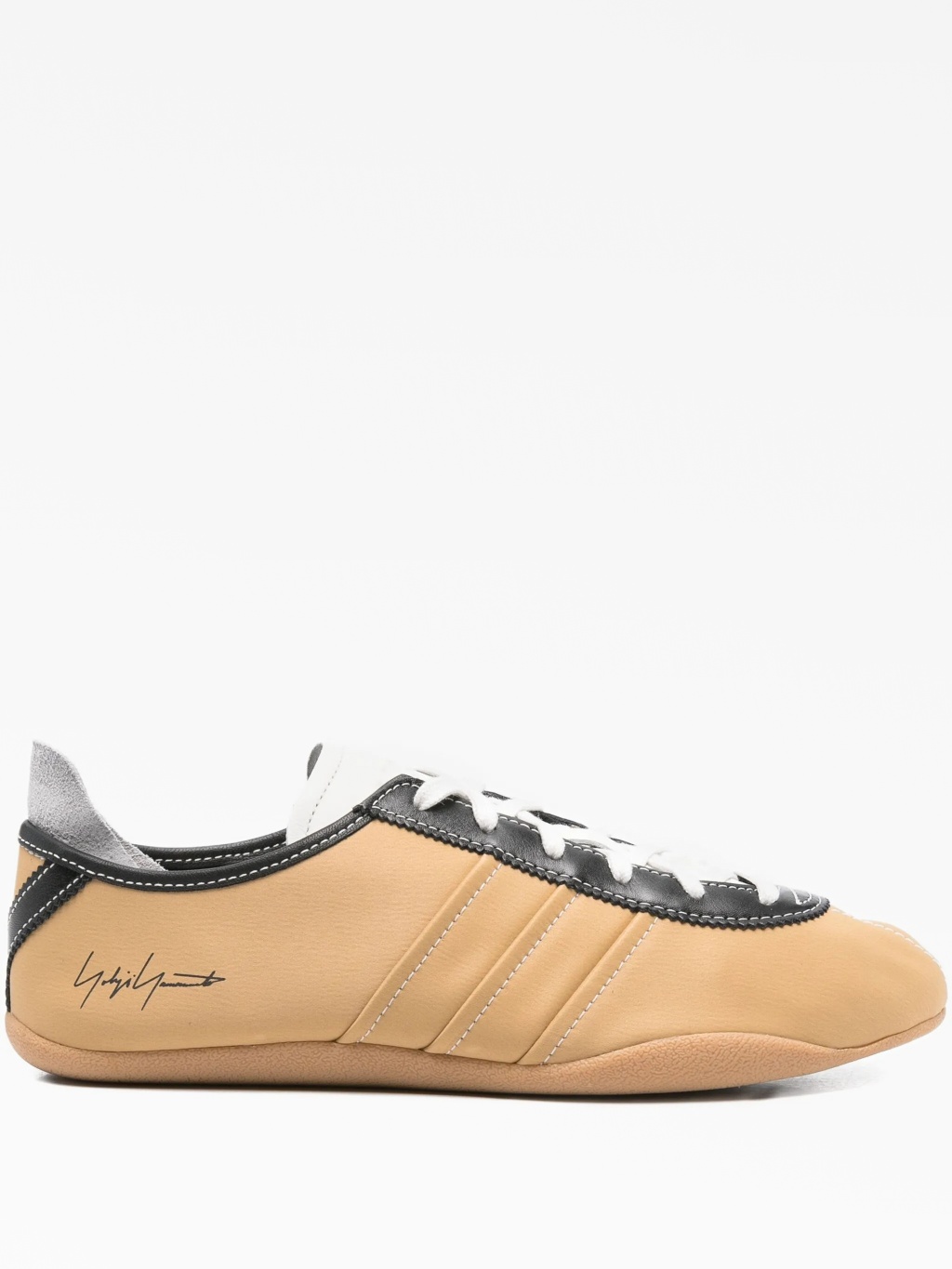 Y-3 низкие кеды в полоску