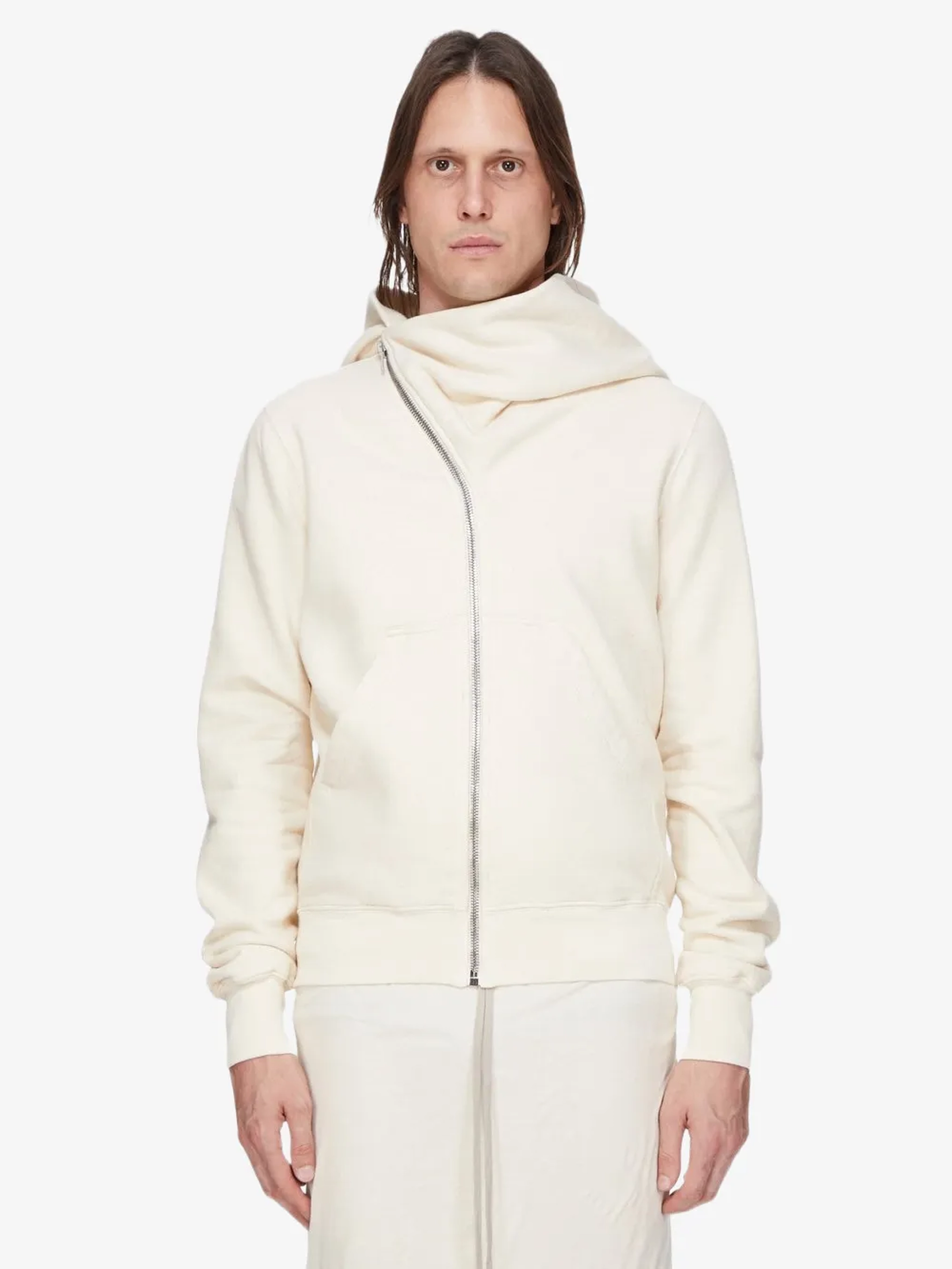 Асимметричная горная толстовка на молнии Rick Owens DRKSHDW