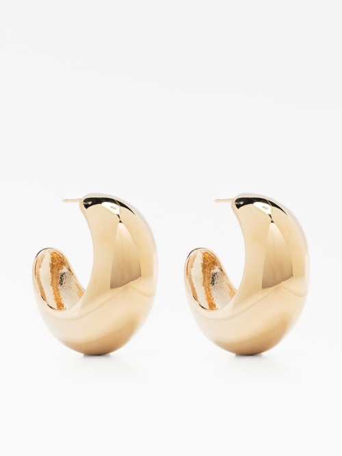 Chunky hoop earrings