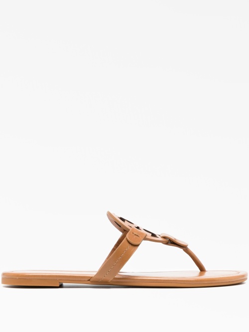 Сандалии Miller Walnut Brown с плоской подошвой