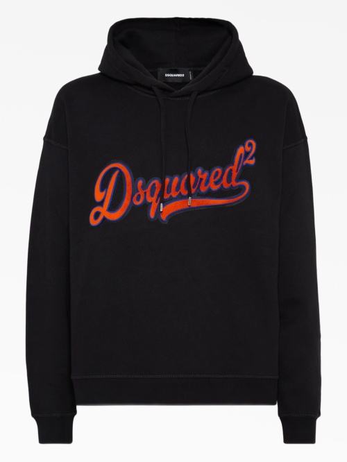 Dsquared2 լոգոտիպով սև հուդի