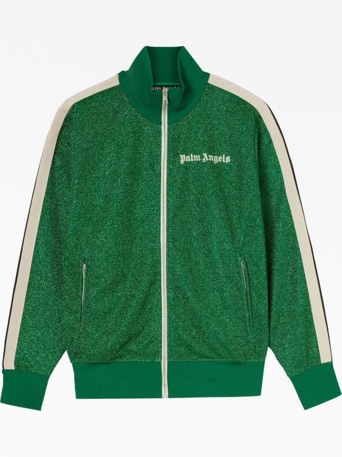 Спортивная куртка с люрексом и блестками Palm Angels — купить в