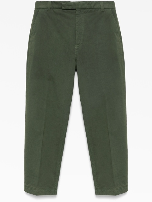 Хлопковые твиловые брюки Regular Fit