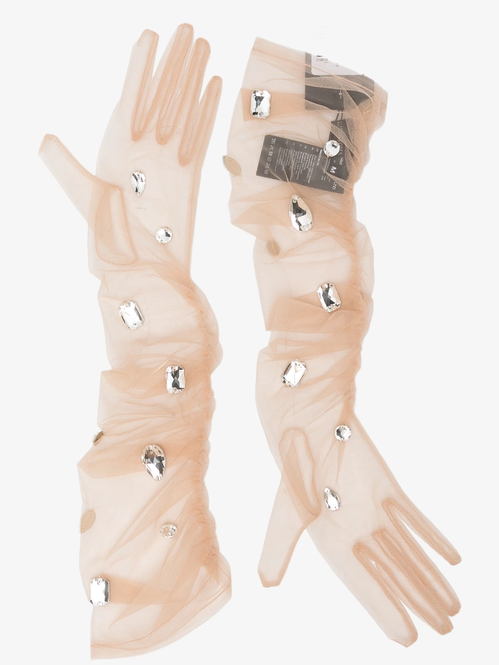 Перчатки с кристаллами и сборками