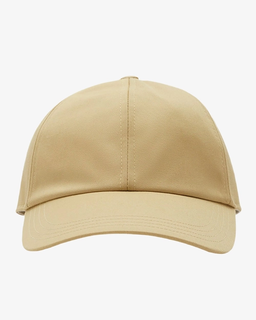 Check lined baseball cap
