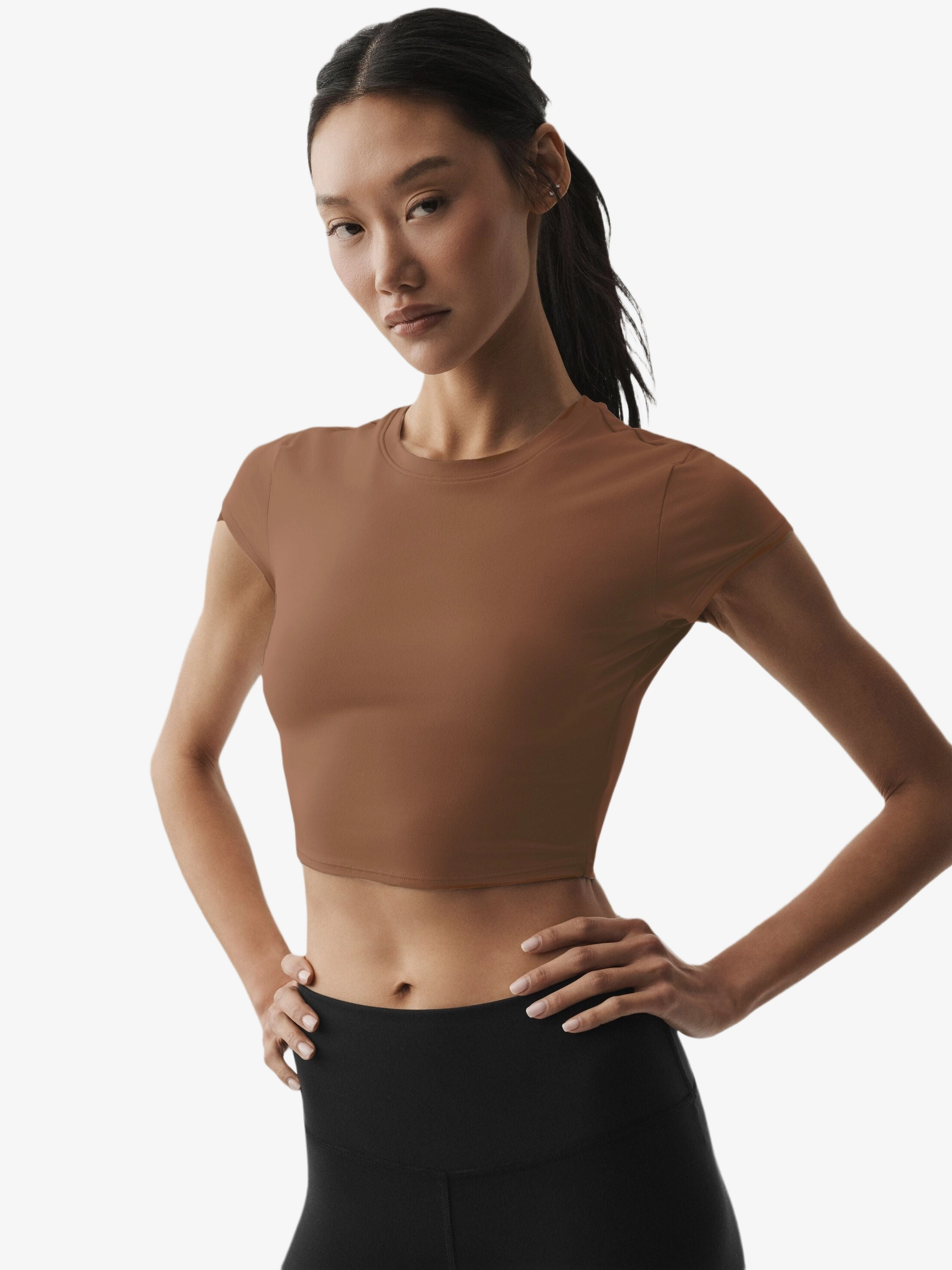 ヨガ・ピラティス Alosoft Crop Finesse Short Sleeve Alosoft crop finesse short sleeve Alo Yoga — купить в интернет
