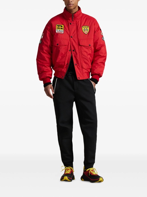 Красная куртка-пуховик RL Racing Polo Ralph Lauren — купить в