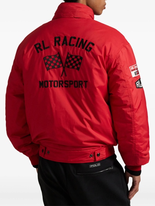 Красная куртка-пуховик RL Racing Polo Ralph Lauren — купить в