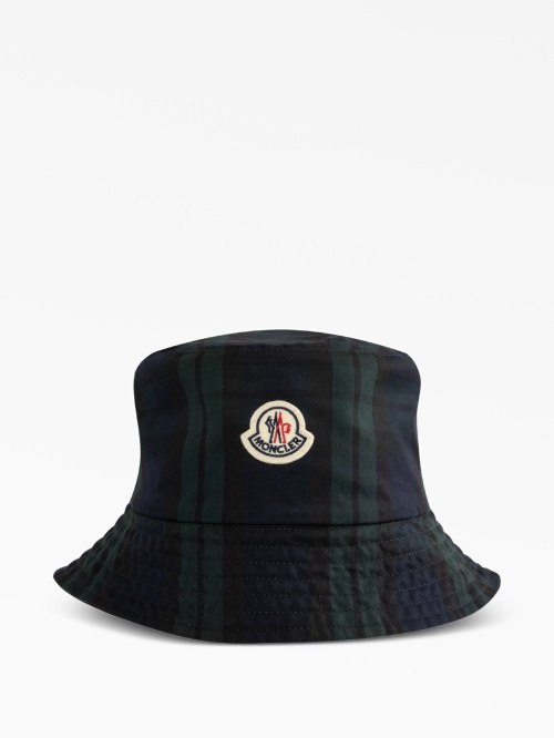 Двусторонняя клетчатая панама Moncler
