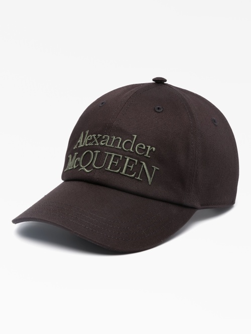 Embroidered-logo cotton cap