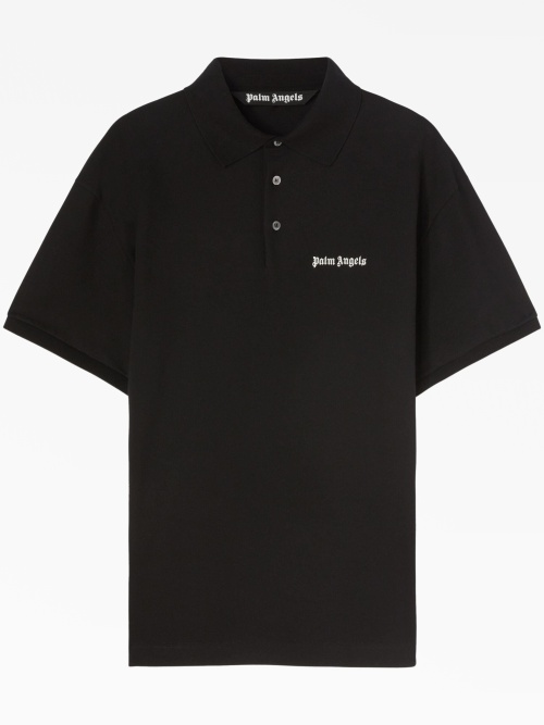 Logo-embroidered cotton polo shirt