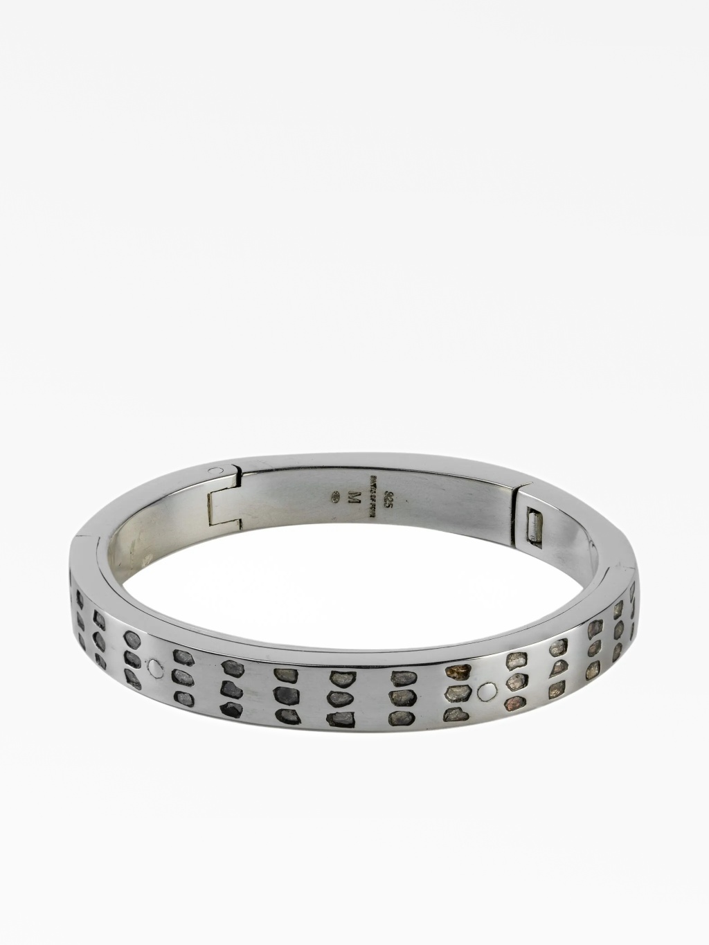 Silver diamond pavé sistema bracelet Parts of Four — купить на