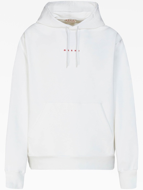 Logo-print cotton hoodie