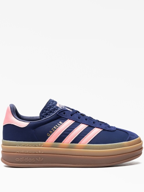 Кроссовки gazelle bold "dark blue/pink spark"