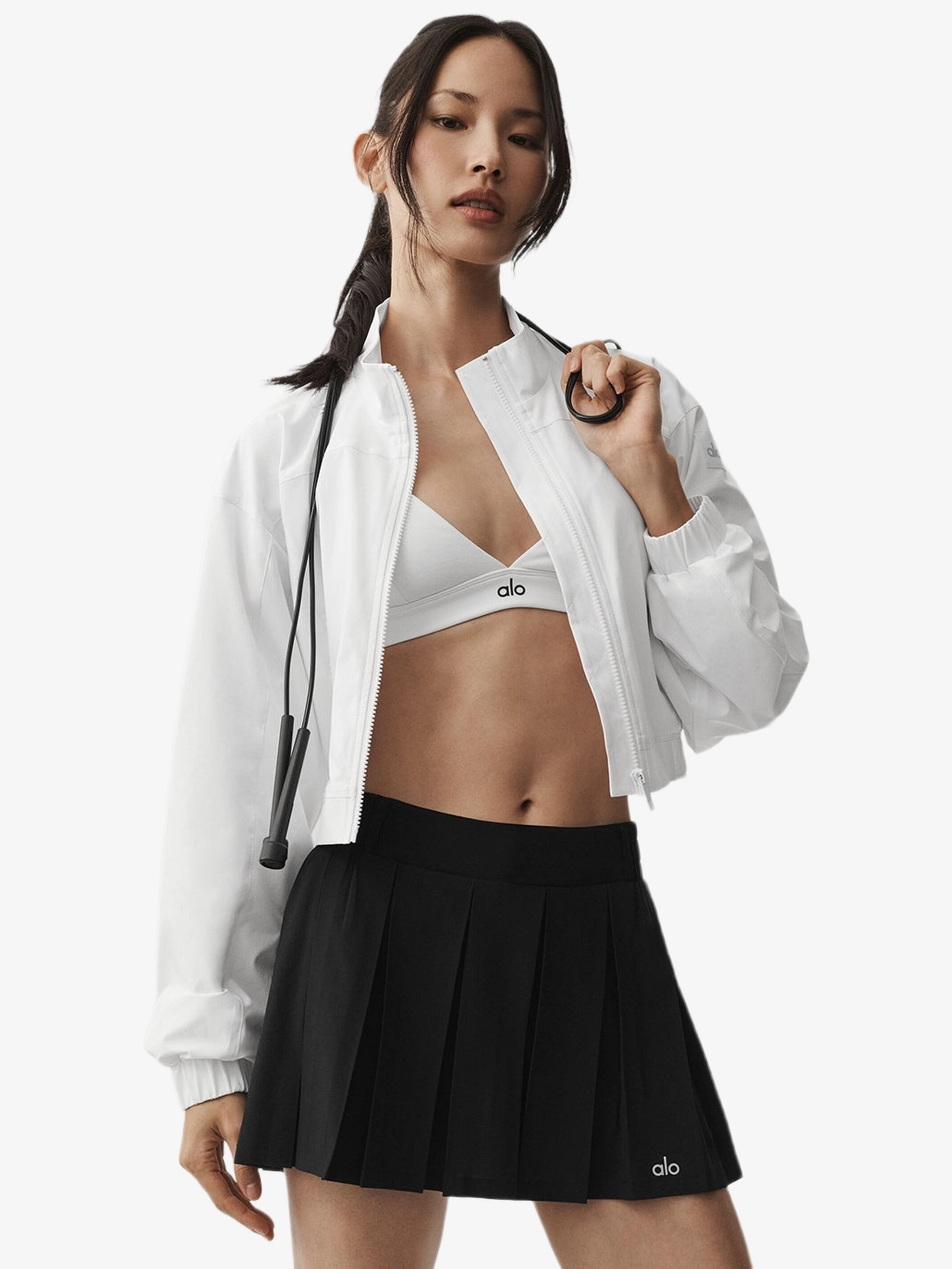 Clubhouse jacket white Alo Yoga — купить в интернет-магазине
