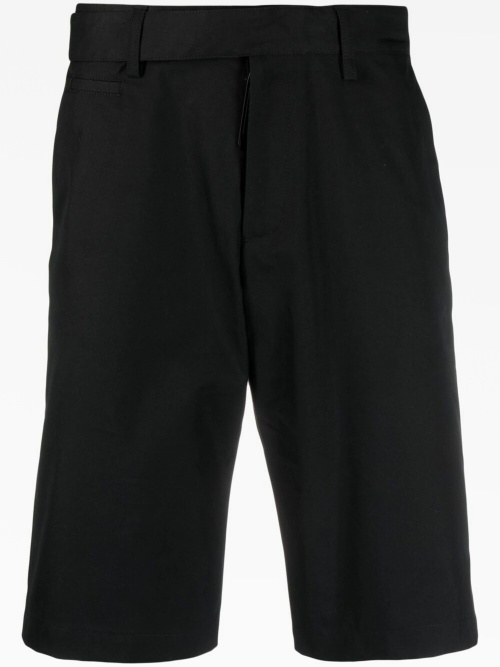 Knee-length chino shorts
