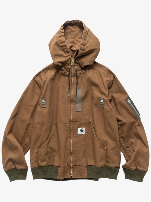 Washed duck hooded blouson sacai — купить в интернет-магазине
