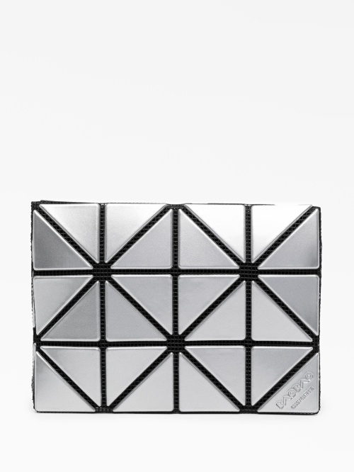 High-shine geometric-design wallet