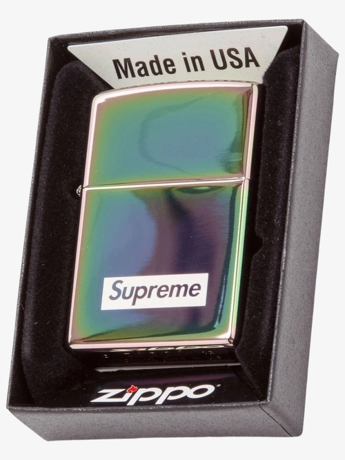 Supreme x Zippo Iridescent Lighter Supreme — купить в интернет