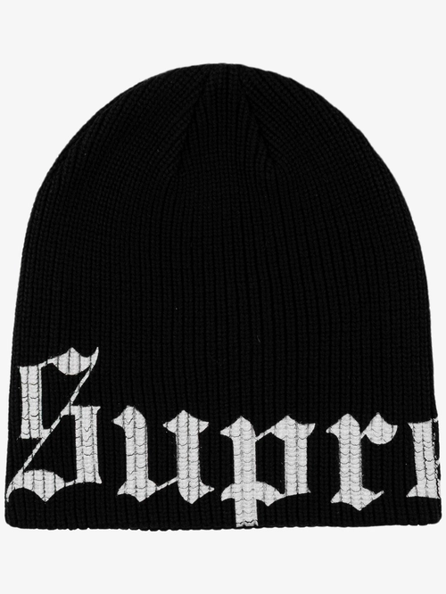 Old english logo beanie hat Supreme — купить на платформе Dropp