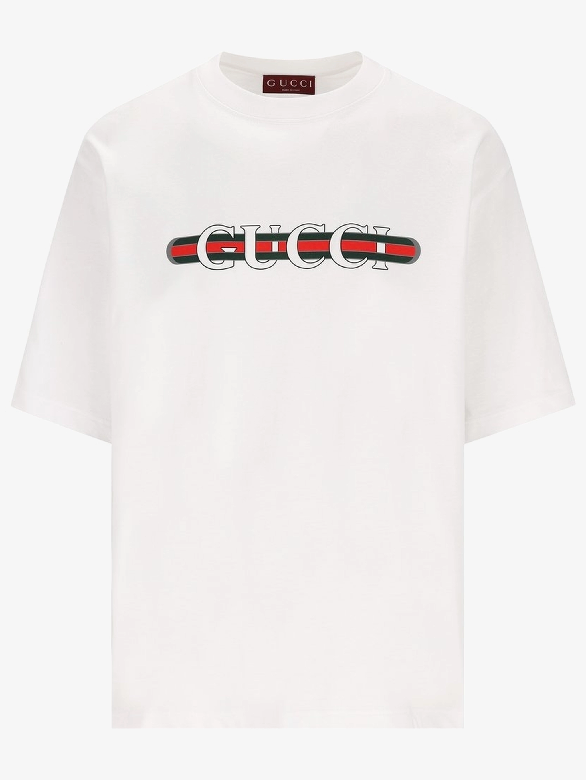 Футболка Gucci с логотипом Gucci — купить в интернет-магазине