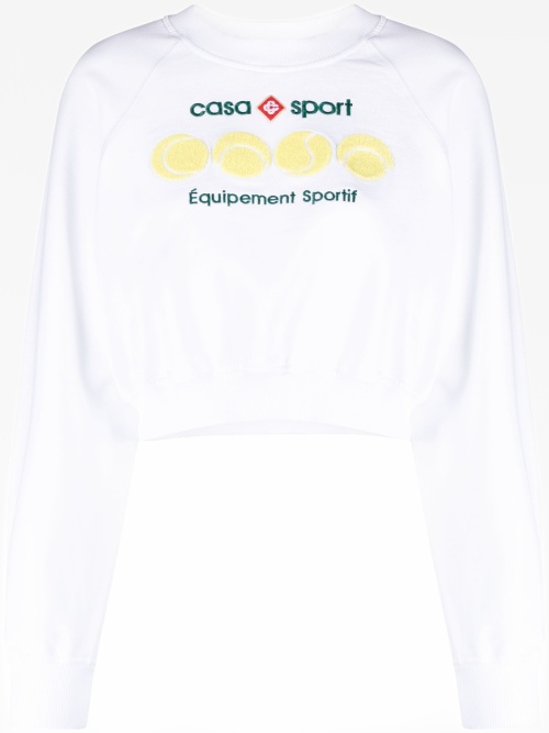 Свитшот из органического хлопка с теннисными мячами casa sport