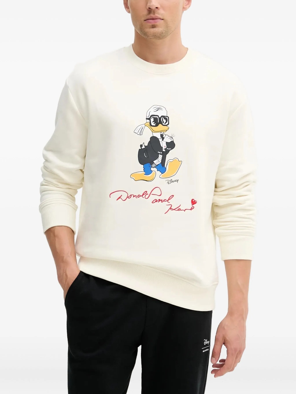 DONALD DUK Epcot Exklusiv1993 35cm 帽子なし Свитшот Disney с Дональдом Даком Karl Lagerfeld — купить в