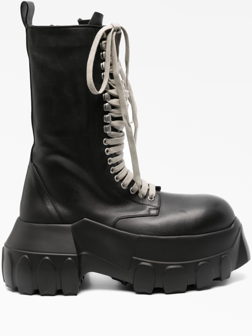 95mm army mega tractor boots Rick Owens — купить на платформе