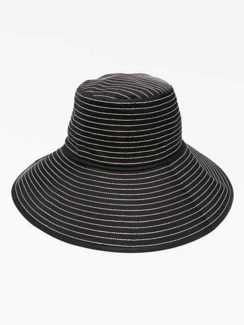 striped silk hat