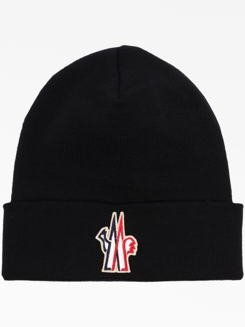 Logo-patch beanie hat