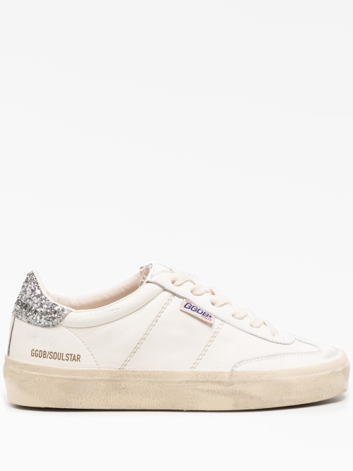 Soul Star distressed glittered sneakers