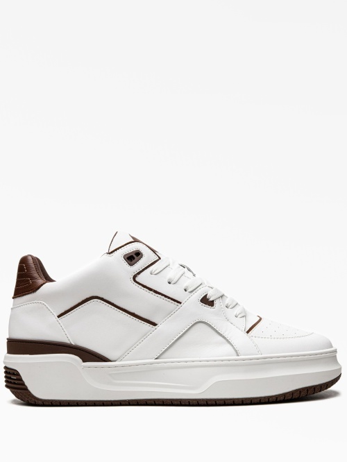 Кроссовки courtside low "white/burgundy"